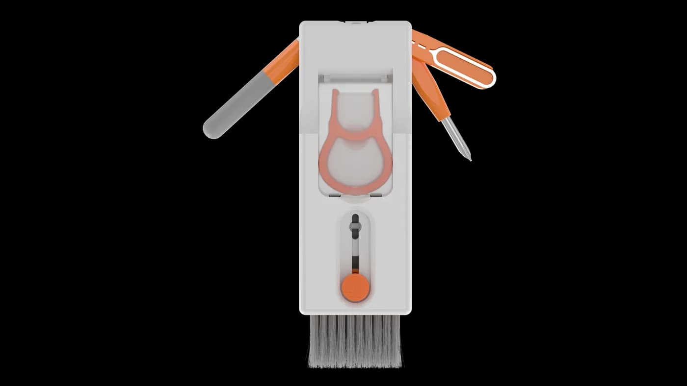 NOS T-450 PC CLEANING TOOL 11 IN 1