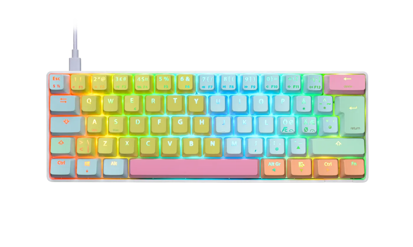 NOS C-450 MINI KEYBOARD PRO RGB - TUTTI FRUTTI