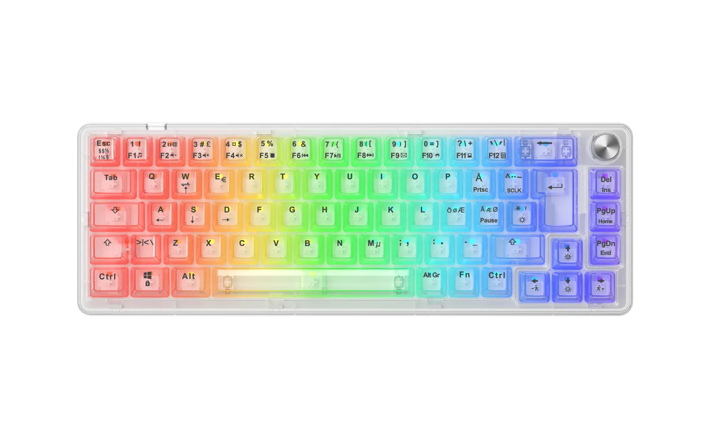 NOS C450 MINI KEYBOARD PRO RGB V2 CLEAR65
