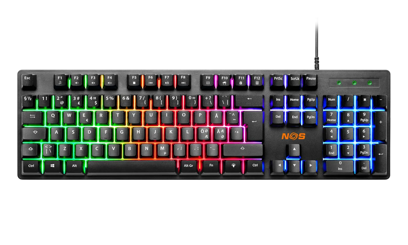 NOS K-100 FULL KEYBOARD CORE LED