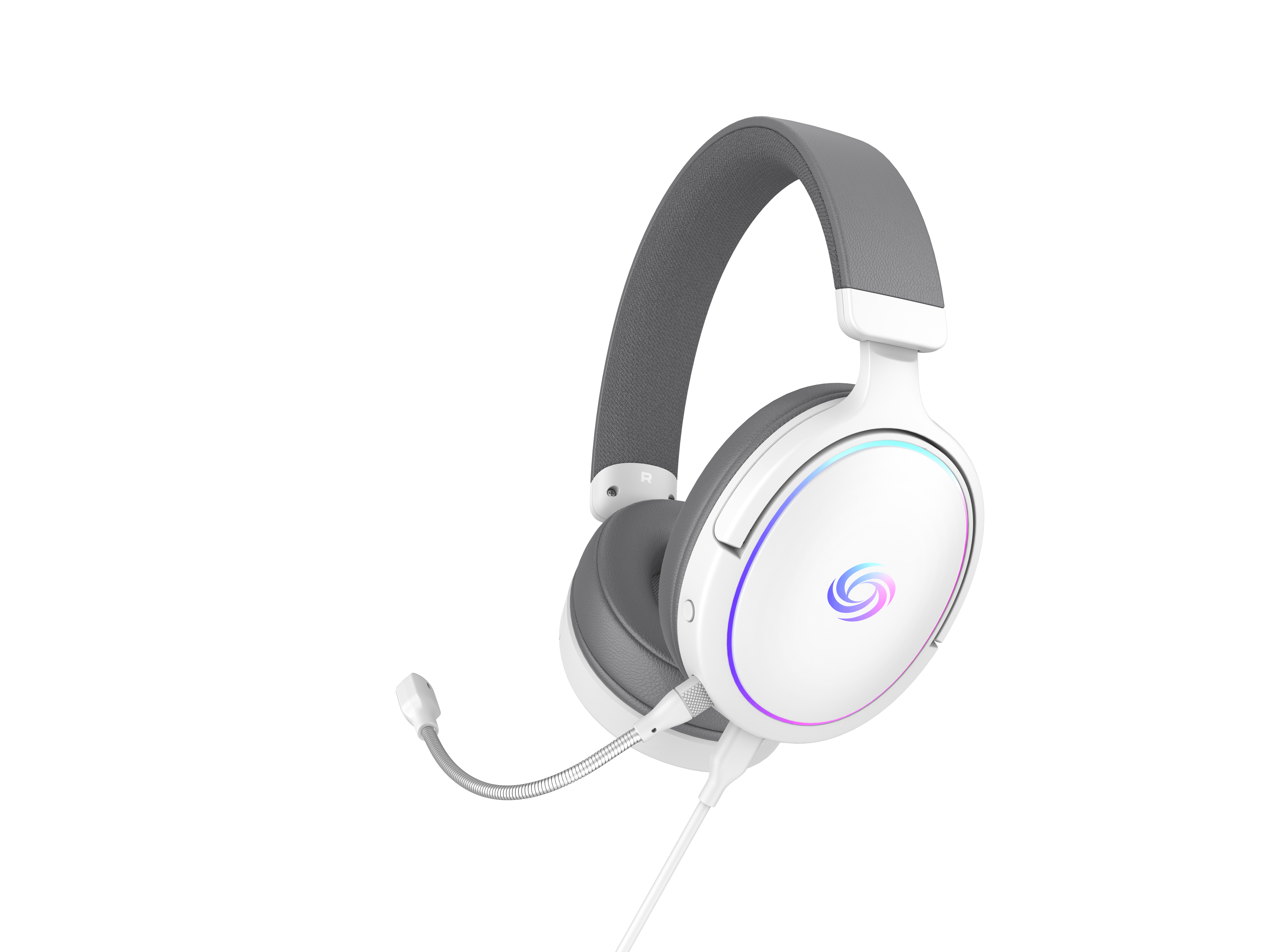 NOS H-550 RGB GAMING HEADSET WHITE