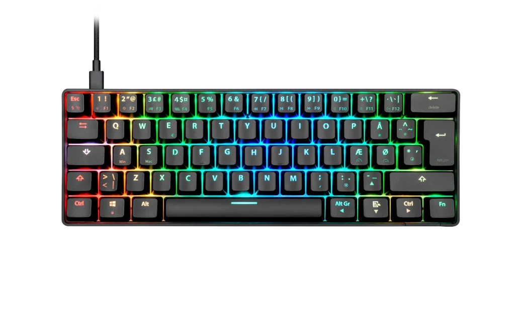 NOS C250 MINI KEYBOARD V2 RGB 60