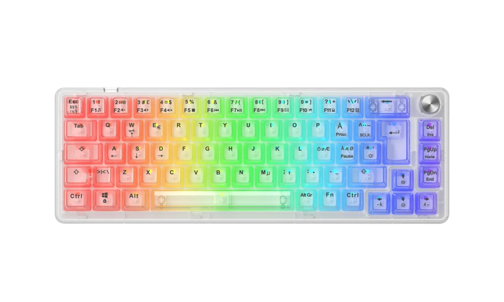 NOS C450 MINI KEYBOARD PRO RGB V2 CLEAR65