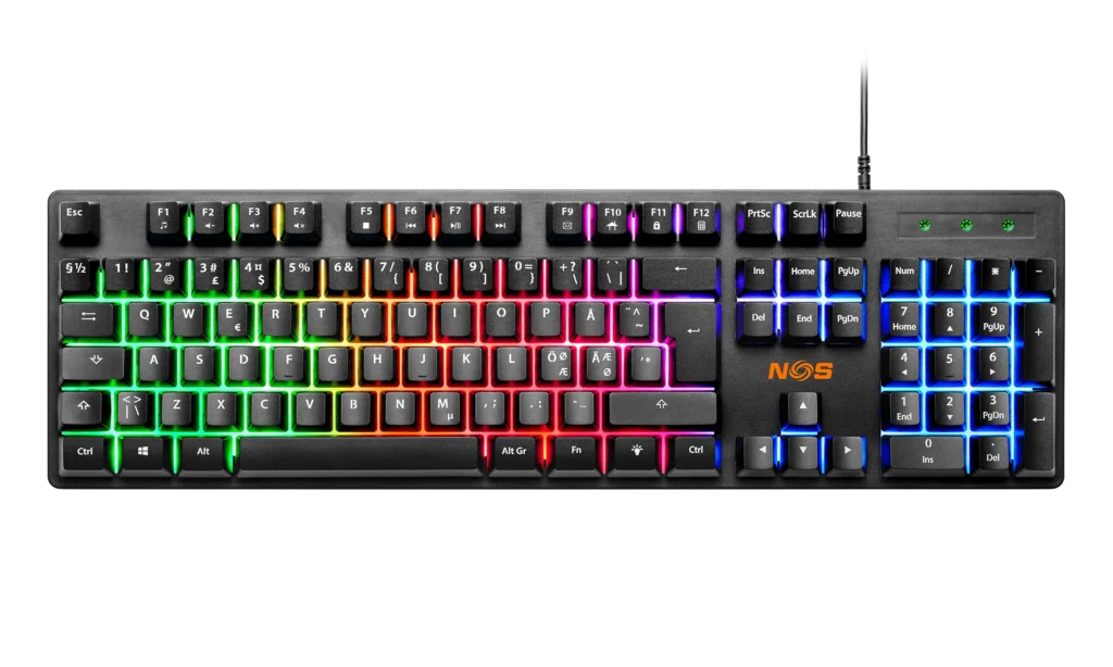 NOS K-100 FULL KEYBOARD CORE LED